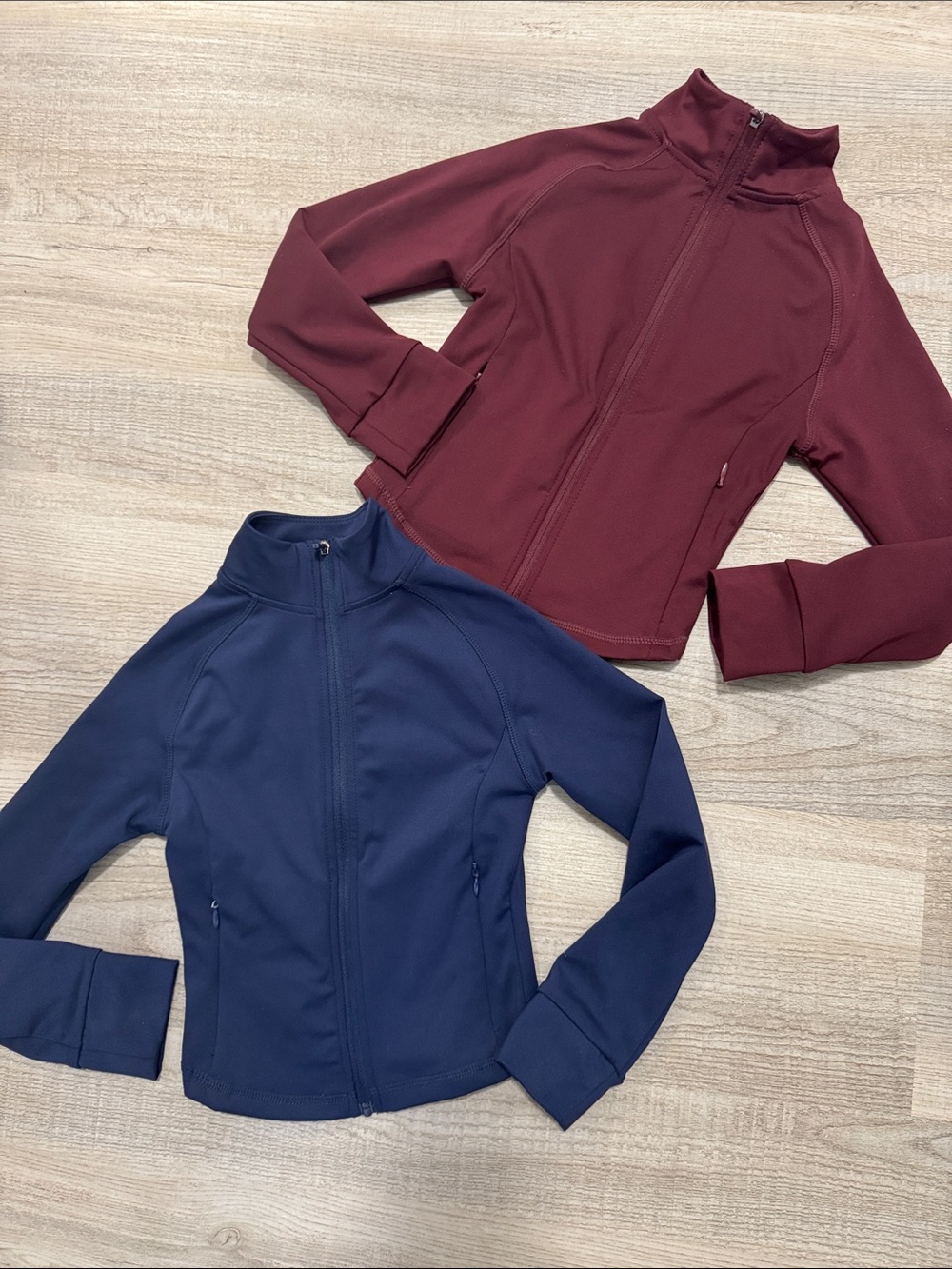 Kids Zip active sweaters